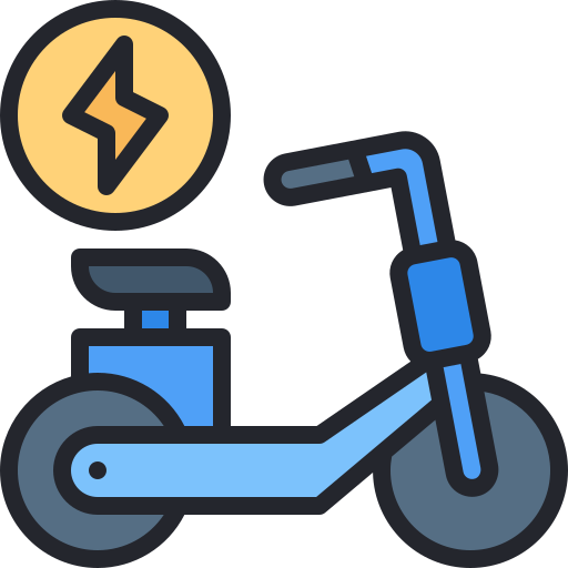 Электровелосипед Generic color lineal-color иконка