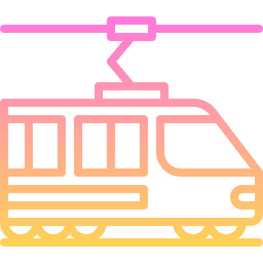 ferrocarril Generic gradient outline icono