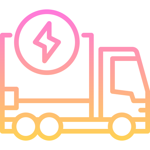 電気トラック Generic gradient outline icon