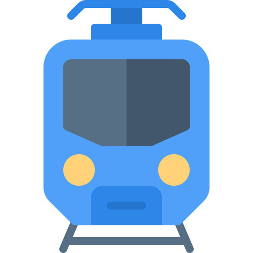 tren electrico Generic color fill icono
