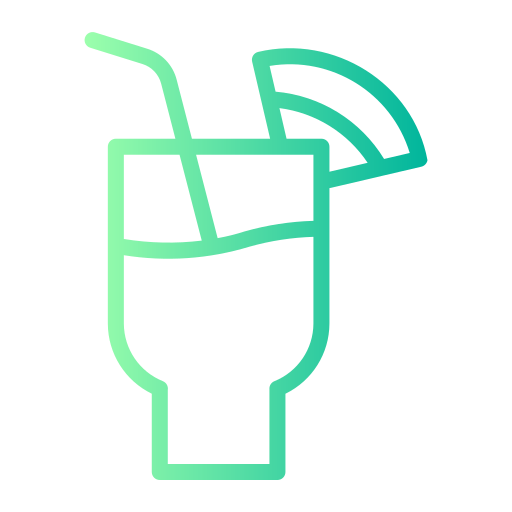 cocktail Generic gradient outline icona