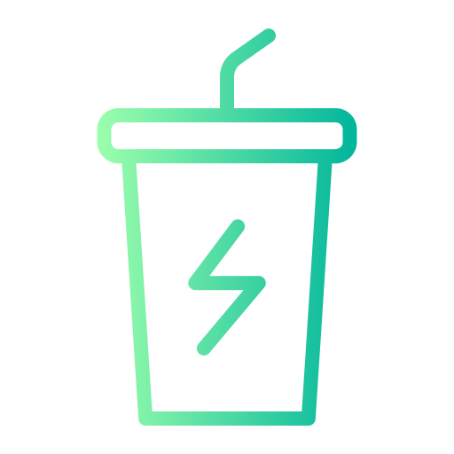 Energy drink Generic gradient outline icon