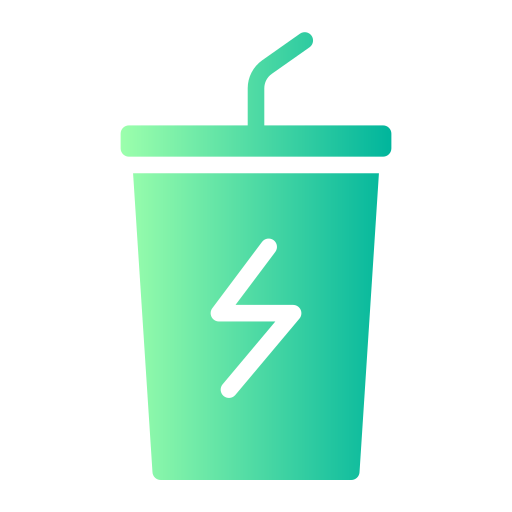 napój energetyczny Generic gradient fill ikona