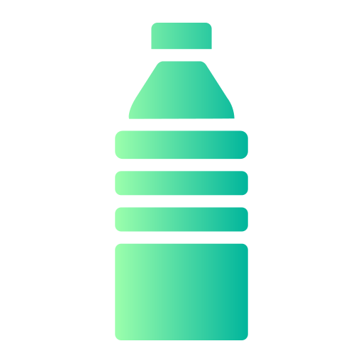 bottiglia di plastica Generic gradient fill icona