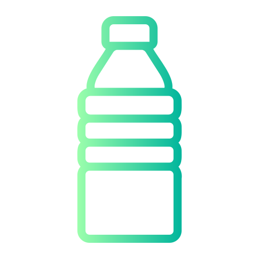 bouteille en plastique Generic gradient outline Icône