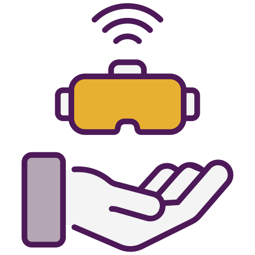 Virtual reality Generic color lineal-color icon