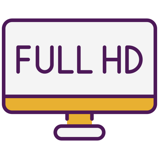 Full hd Generic color lineal-color icon