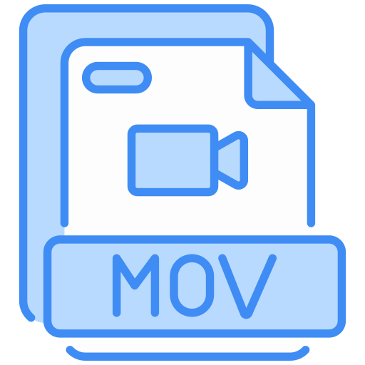 Mov file format Generic color lineal-color icon