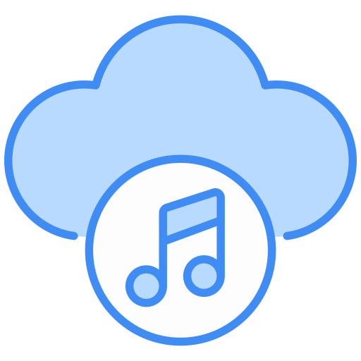 chmura muzyczna Generic color lineal-color ikona