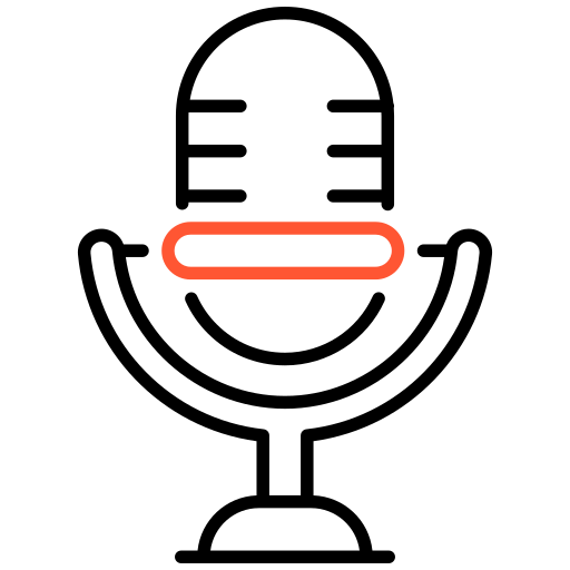 マイクロフォン Generic color outline icon