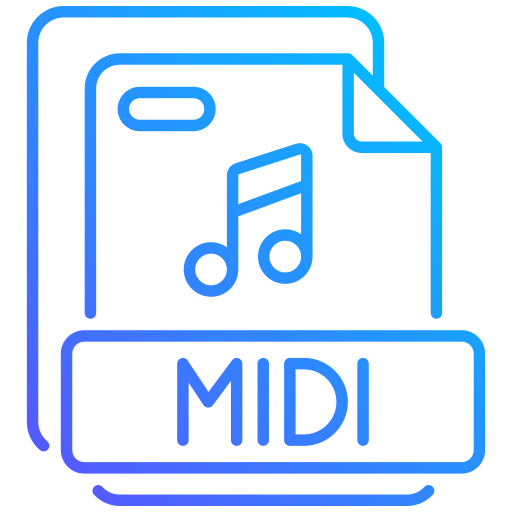 Midi Generic gradient outline icon