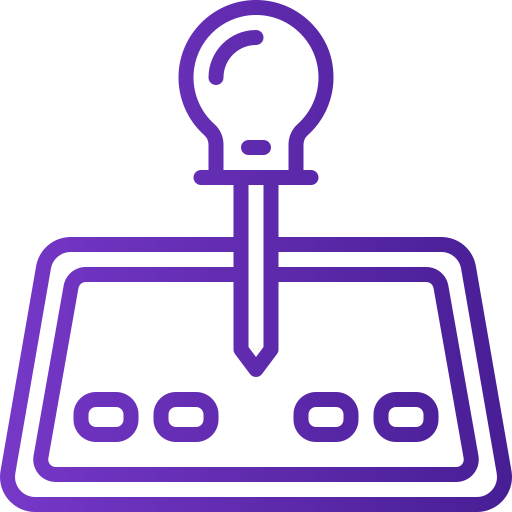 지도 지점 Generic gradient outline icon