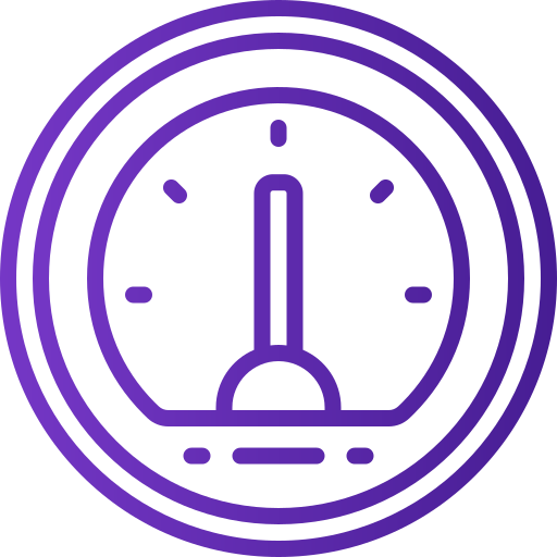 snelheidsmeter Generic gradient outline icoon