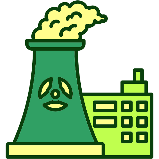 planta nuclear Generic color lineal-color icono