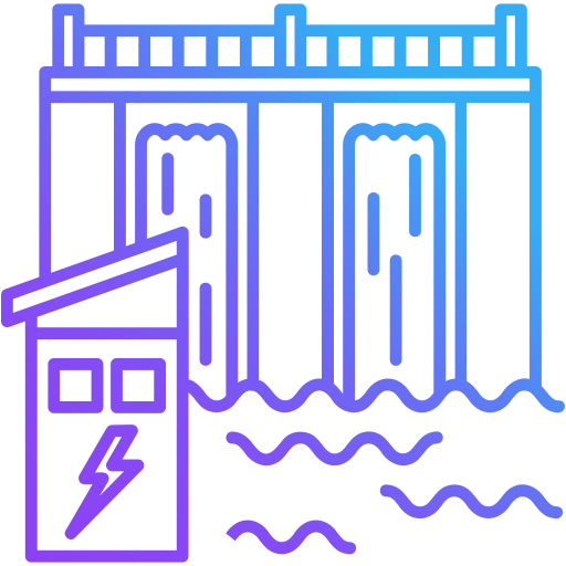 水力発電 Generic gradient outline icon