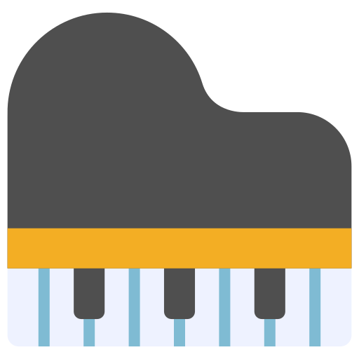 피아노 Generic color fill icon