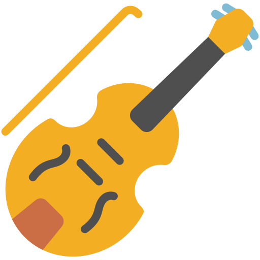 violín Generic color fill icono