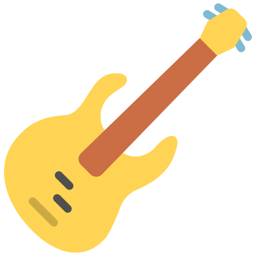 Bass guitar Generic color fill icon