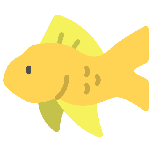 gouden vis Generic color fill icoon