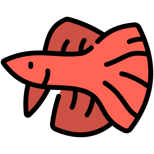 Betta fish Generic color lineal-color icon