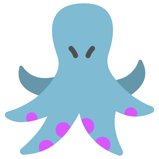 octopus Generic color fill icoon