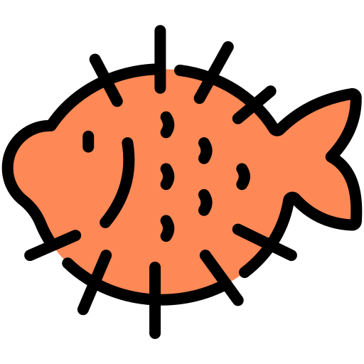 Puffer Generic color lineal-color icon