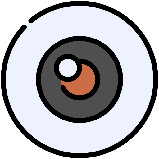 globo ocular Generic color lineal-color icono