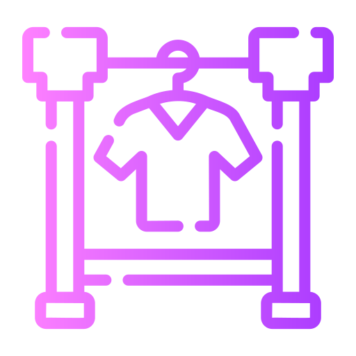 Clothes rack Generic gradient outline icon