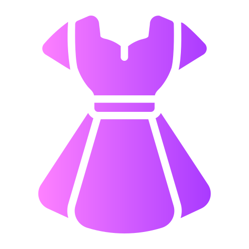 드레스 Generic gradient fill icon