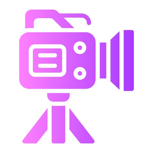 Видеокамера Generic gradient fill иконка