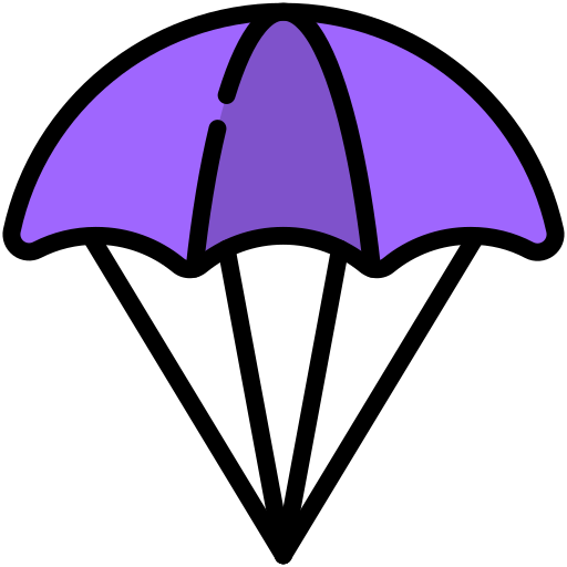 parachute Generic color lineal-color icoon