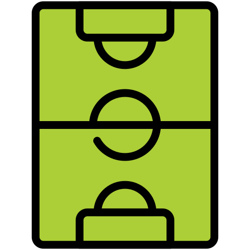 サッカー場 Generic color lineal-color icon