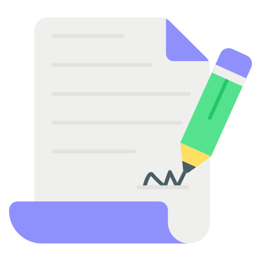 Contract agreement Generic color fill icon