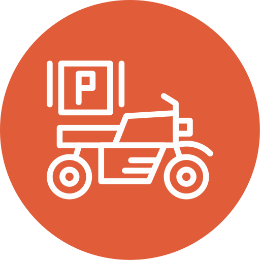 Motorcycle parking Generic color fill icon