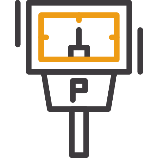 Parking meter Generic color outline icon
