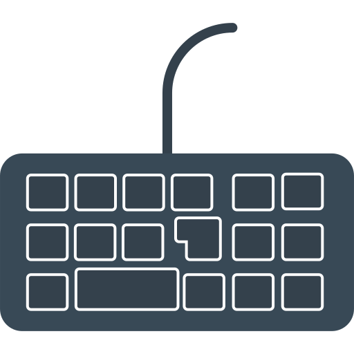 Keyboard Generic color fill icon