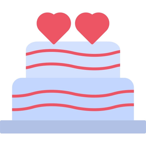 bolo de casamento Generic color fill Ícone