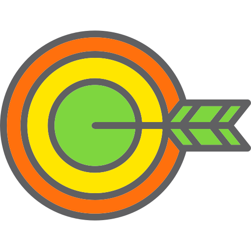 objetivo Generic color lineal-color icono