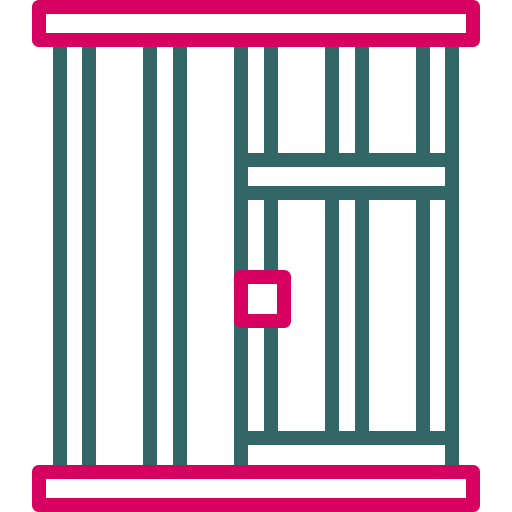 prisión Generic color outline icono