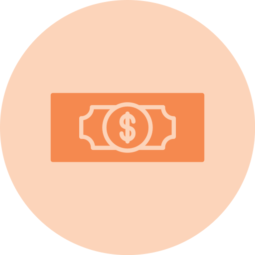 dinero Generic color fill icono