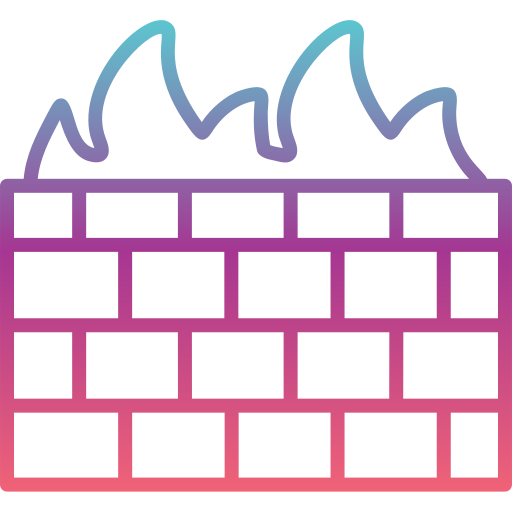 firewall Generic gradient outline icona