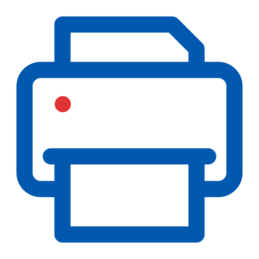 Print Generic color outline icon