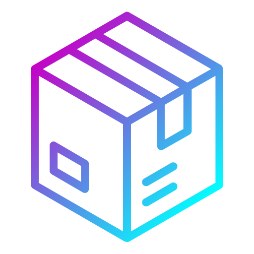 Delivery box Generic gradient outline icon