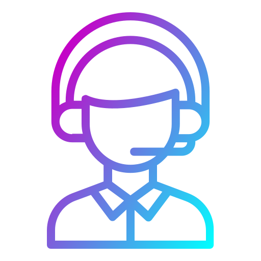 Customer service agent Generic gradient outline icon
