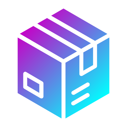 caja de entrega Generic gradient fill icono