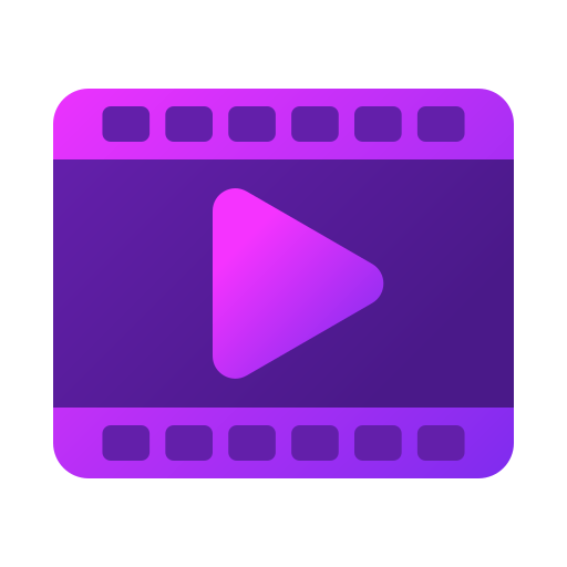 Video Generic gradient fill icon