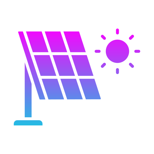 Solar panel Generic gradient fill icon