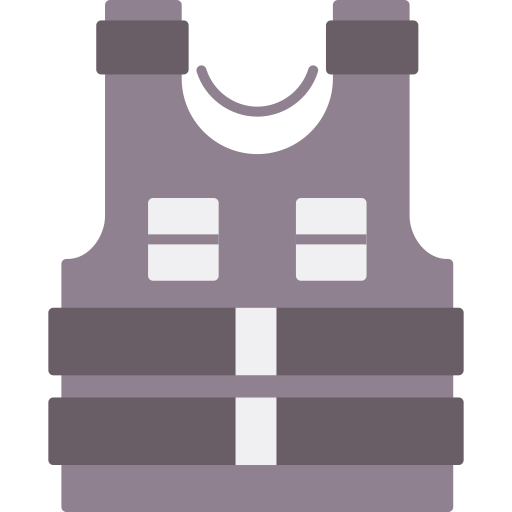 Police vest Generic color fill icon