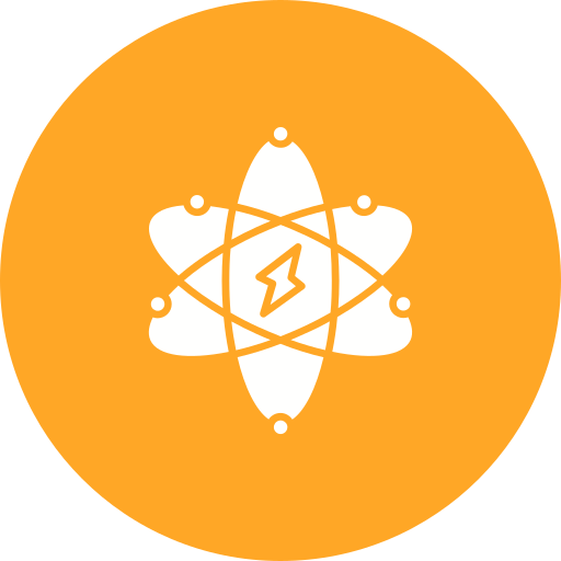 Atomic energy Generic color fill icon