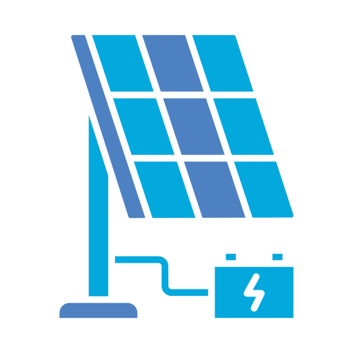 Solar energy Generic color fill icon